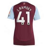 Camisa de time de futebol Aston Villa Jacob Ramsey #41 Replicas 1º Equipamento Feminina 2024-25 Manga Curta